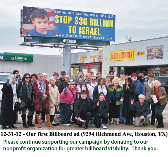 Stop Billions To Israel!